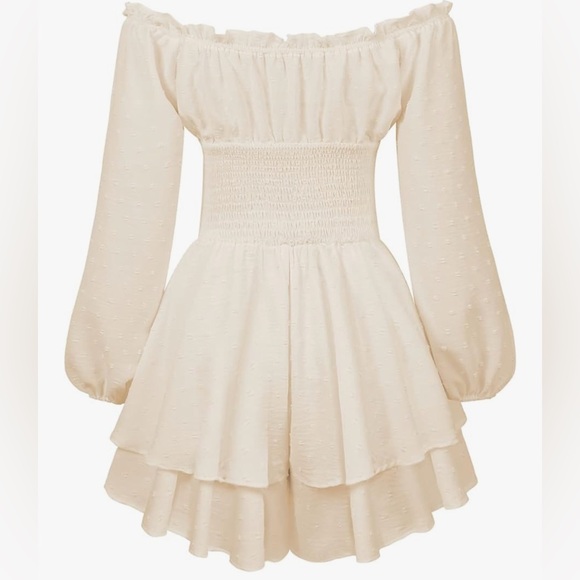 beige romper - Picture 3 of 4